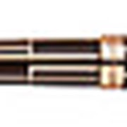 Шариковая ручка Parker Premier Luxury Brown PGT, толщина линии M, розовая позолота, коричнево-золотистый фотография
