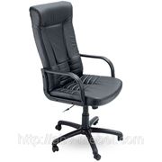 Кресло для руководителей Чинция LUX кожа сплит черная фотография
