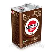 Масло моторное MITASU GOLD SN 5W-20 ILSAC GF-5 100% Synthetic 4л. фотография