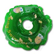 Круг на шею Baby Swimmer для купания детей от 0 до 24 зеленый полноцветный ;BS21G