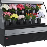 Горка холодильная Carboma F16-08 VM 1,3-2 0020 FLORA индивидуальное исполнение фото