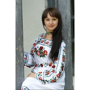 Вышитые бисером украинские сорочки фото