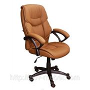 Кресло для руководителей Фокси HB кожзам PU коричневый фото