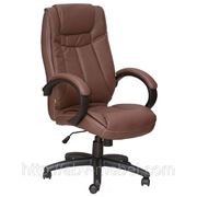 Кресло для руководителей Орлеан HB кожзам PU коричневый фото