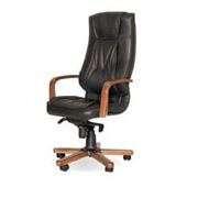 Кожаное кресло руководителя Texas extra LE-A (цвет черный) фотография