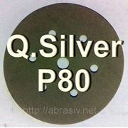 Абразивный круг Q.Silver Р80, 6+1отв. д=150мм Mirka Финляндия фотография