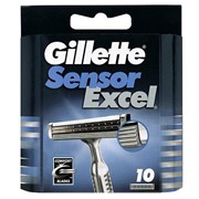 Сменные кассеты для бритья Gillette Sensor Excel 10 шт фото