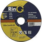 Абразивный отрезной диск по металлу Ring 125 х 1,2 х 22 фото
