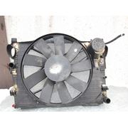 Вентилятор доп. охлаждения+ радиатор основной Мерседес W 220 (S) фото
