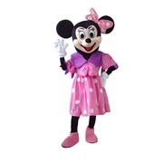 Ростовая кукла Минни Маус в розовом платье фотография