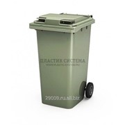 Контейнер для мусора 240 литров с крышкой фотография