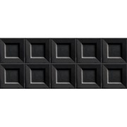 Настенная плитка Black&White Cubic Black 20x50 Ibero Ceramicas фото