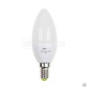 Лампа светодиодная PLED-ECO-C37 5Вт свеча 3000К тепл. бел. E14 400лм фотография