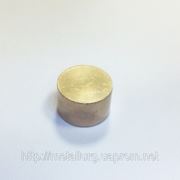 Круг бронзографитовый диаметр 16 мм х 25 мм фото