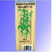 Деревянные палочки для шашлыка 15 см. 100 шт. фото