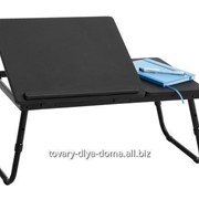 Столик-подставка для ноутбука чёрный фото
