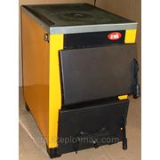 Твердотопливный котел с плитой КОТВ-16П (глубокая топка для дров) фото