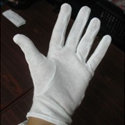 Перчатки трикотажные рабочие белые тонкие CО 1 фото