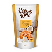 Кокосовые чипсы Сладкие, CocoDeli. 30гр фотография