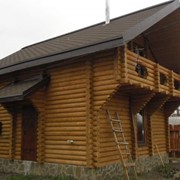 Дома деревянные,бани деревянные, дачи деревянные, беседки деревянные.Дома из оцилиндрованного бревна по Украине. фото