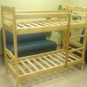 Кровати деревянные для детских садов, яслей фото