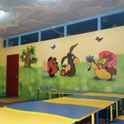 Роспись стен в детской комнате