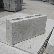 Блок бетонный узкий (перегородочный) СБ-ПР2 фото