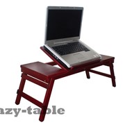 Столик для ноутбука Lazy-table цвет - красное дерево