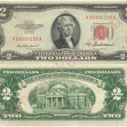 США 2 доллара 1953 г. 2 фото