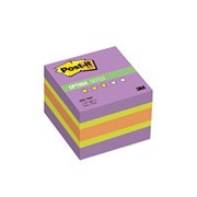 Post-it Optima Куб 3M Post-it 2051-ONV Optima Зима, 51х51мм, 400л, фиолетовая неоновая радуга, 3 цвета фото