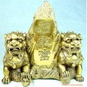 Храмовые львы - фен-шуй символы величия, власти и управления -освящен