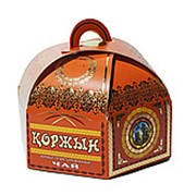 Чай Коржын в подарочной коробочке бонбоньерке 9 см фото