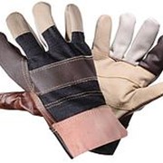 Перчатки кожаные, комбинированные (натур. кожа/хлопок) (XL), разноцвет. AIRLINE фотография