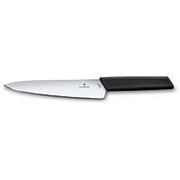Нож разделочный VICTORINOX Swiss Modern, 19 см, нержавеющая сталь / синтетический материал, чёрный (60662) фото