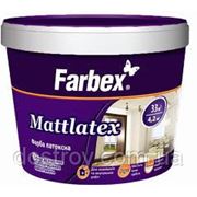 Краска в/э “Mattlatex“,бел.мат “Farbex“10л(14кг) фото