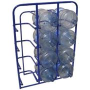 Стационарный стеллаж для хранения 19-ти литровых бутылей с водой модель СВД. Разные размеры. фото