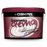 Крем-краска интерьерная OSKAR Superweiss Cream Colagen на основе коллагена 5л (1д/9-11м.кв)