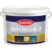 Sadolin INTERIOR-7 Матовая латексная краска 10л фотография