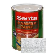 Молотковая краска Сента Хаммер (Senta Hammer) белая 0,75 л фотография
