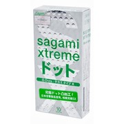 Презервативы Sagami Xtreme Type-E с точками - 10 шт. фотография
