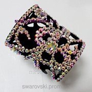 Браслет широкий на черной основе BRA02-1 фото