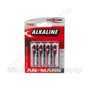 Батарейка Ansmann Alkaline red AAA, LR6, AM3, MN1500 1.5V 4 шт (5015563)