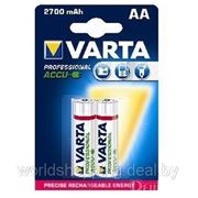 Аккумулятор Varta AA R06 Professional 2700 mAh 2 шт. в одной упаковке. фото