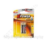 Батарейка Ansmann Alkaline Xpower AAA, LR03, AM4, MN2400 1.5V 2 шт (5015603) фото