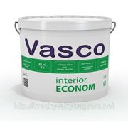 Краска акрилатная VASCO interior ECONOM, 9л фото