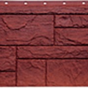 Фасадная панель FineBer (Цокольный сайдинг) Камень природный - Красно-корич