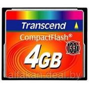 Флеш карта Compact Flash (CF) 4Gb Transcend 133x (TS4GCF133) фото