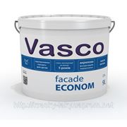 Краска фасадная VASCO fasade ECONOM, 9л фотография