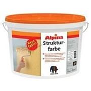 Акриловая краска для создания покрытий для наружных и внутренних работ ALPINA STRUKTURFARBE 16кг фото