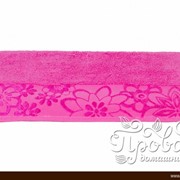 Полотенце для ванной Hobby Home Collection DORA хлопковая махра розовый 50х90 фотография